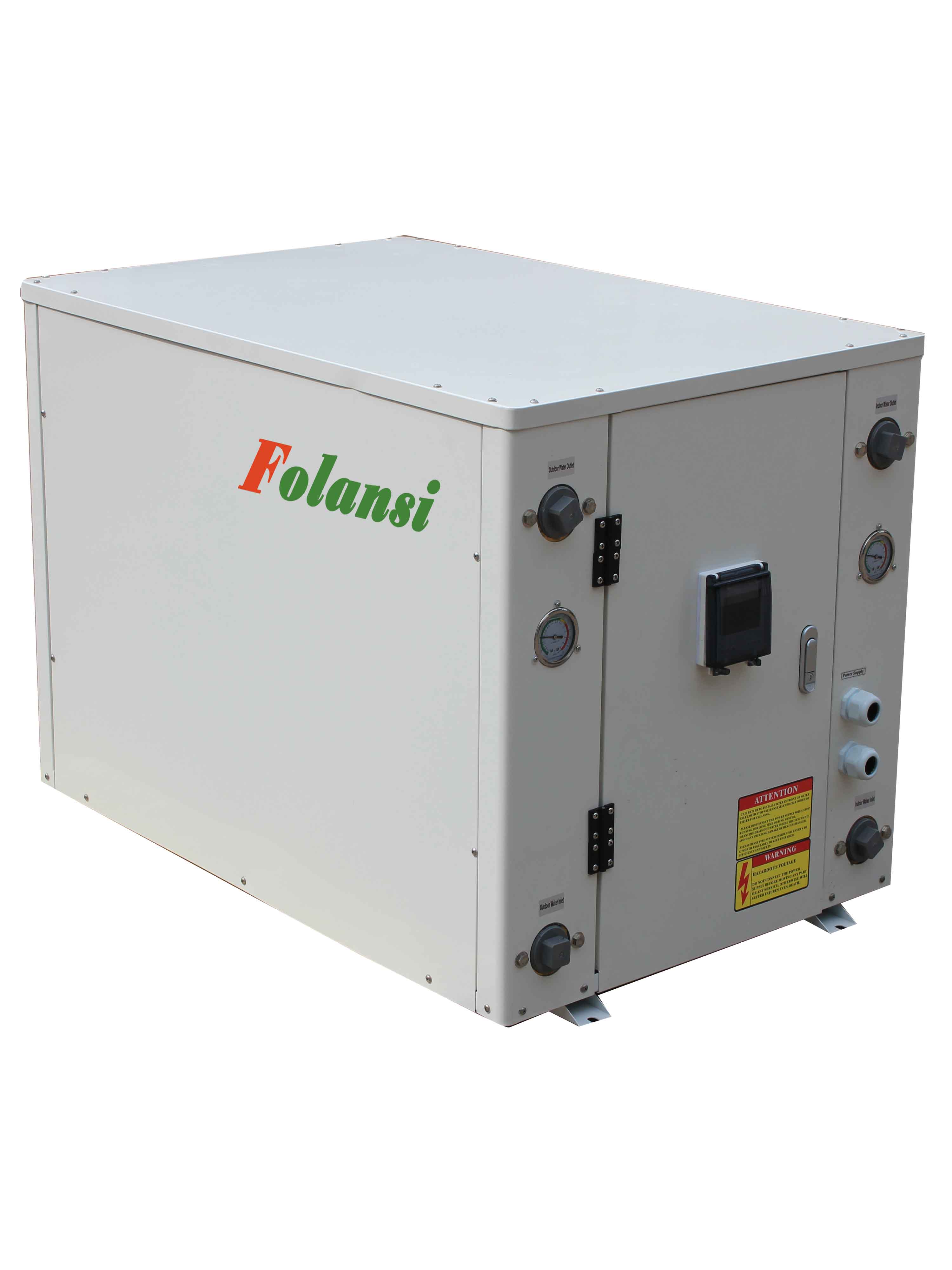 72.6kw heating capacity 58kw cooling capacity water to water heat pump apply to retrofitted villas